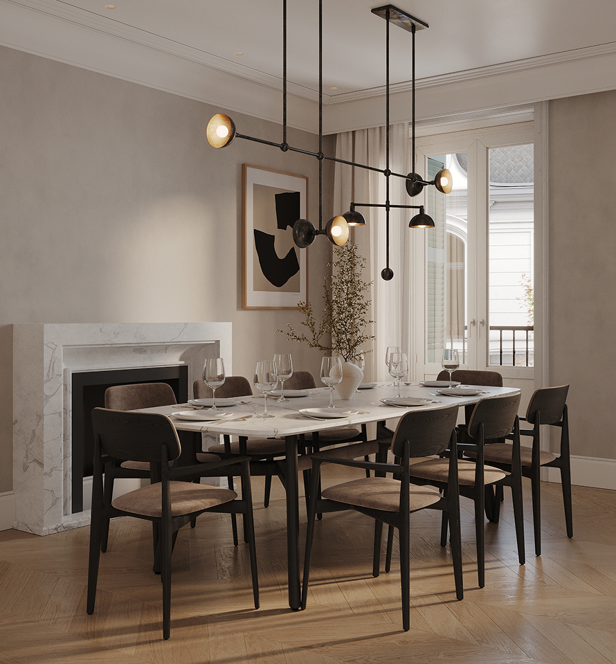 Vivienda reformada de 304 m² en Malasaña, Madrid