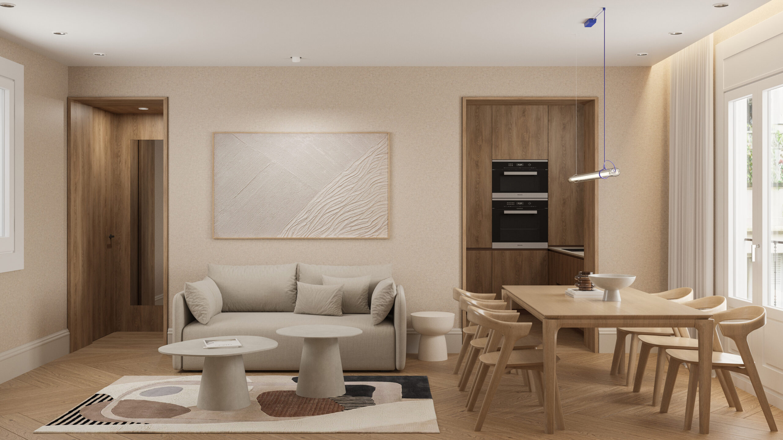 Vivienda reformada con balcones en el Barrio de las Letras, Madrid